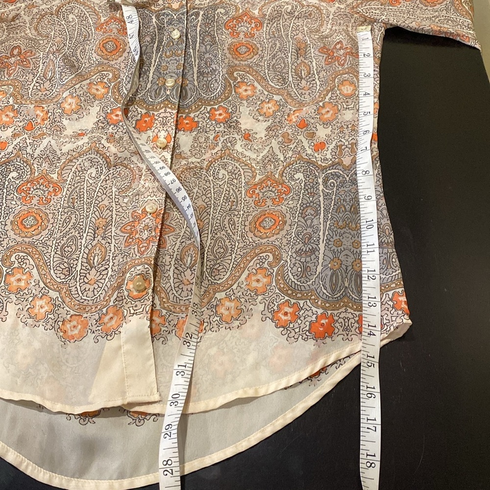 The Limited Women’s Printed Button Down Blouse XS - Picture 7 of 7